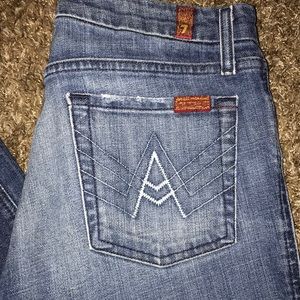 7 For All Mankind Jeans Size 28 Inseam 33 inches